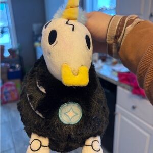 Undead Unicorn Black and Yellow Unicorn Plush Toy